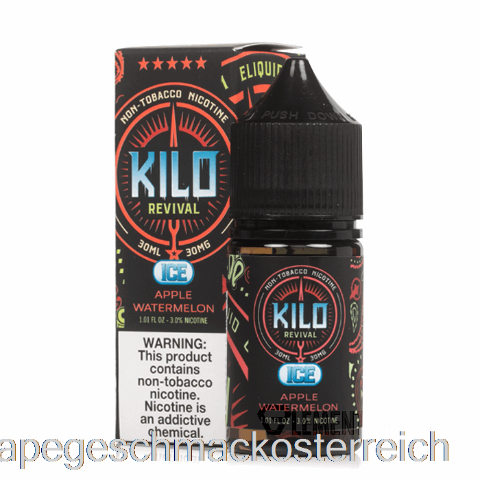Eisapfel-Wassermelone - Kilo Revival Salts - 30 Ml 50 Mg Vape-Geschmack